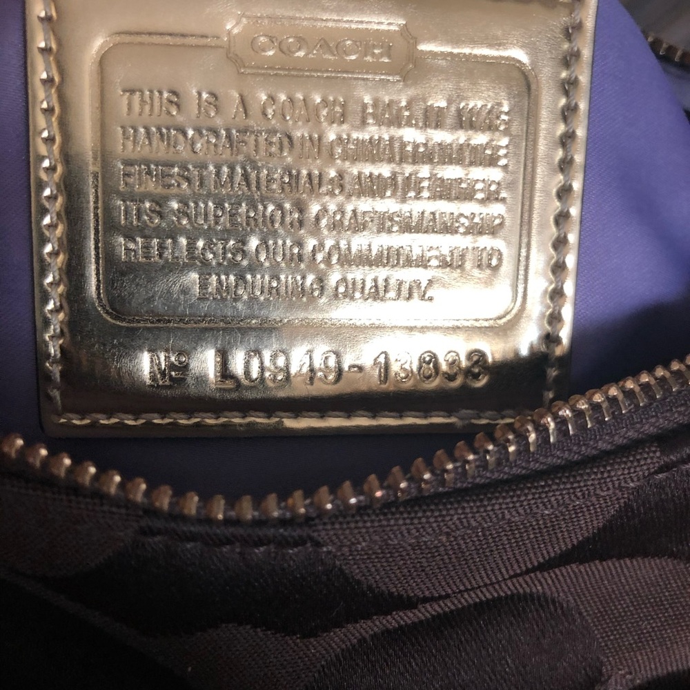 Chocolate genuine coach purse chocolate in Gold